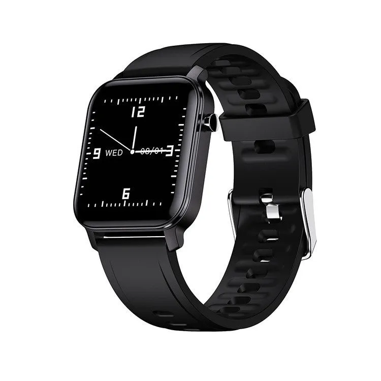 M2 smart bracelet watch with colour screen and silicone band, shown displaying health metrics.