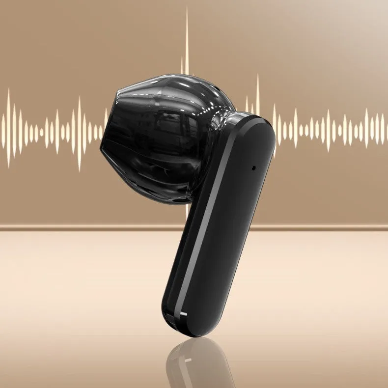 Full-colour touch screen Bluetooth headset with ear hook design and LCD display