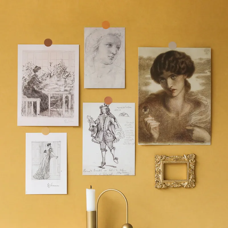 Nordic ins style Wind Decorative Card with hand-drawn illustration for wall decoration