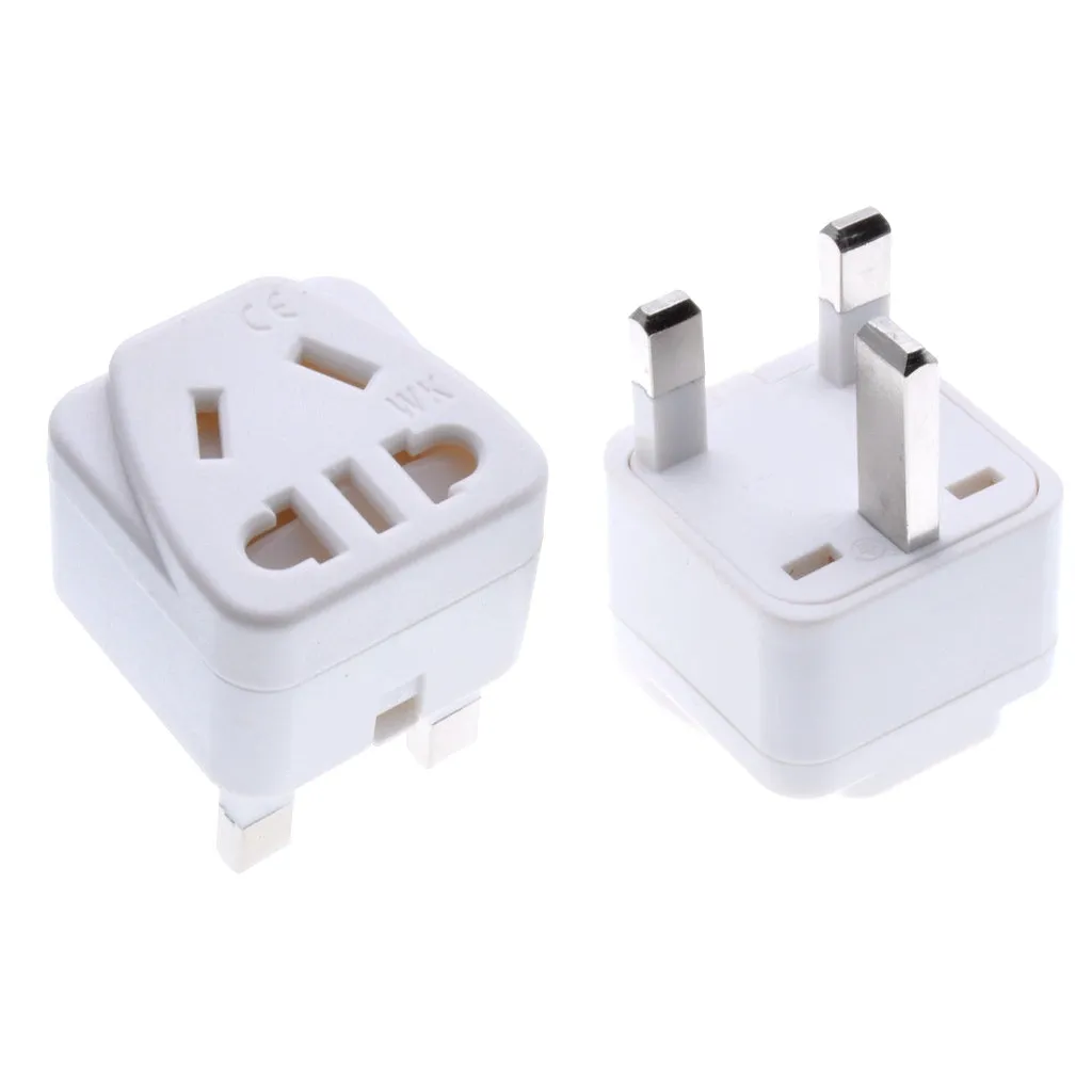 Universal international plug adapter with five sockets in black colour option