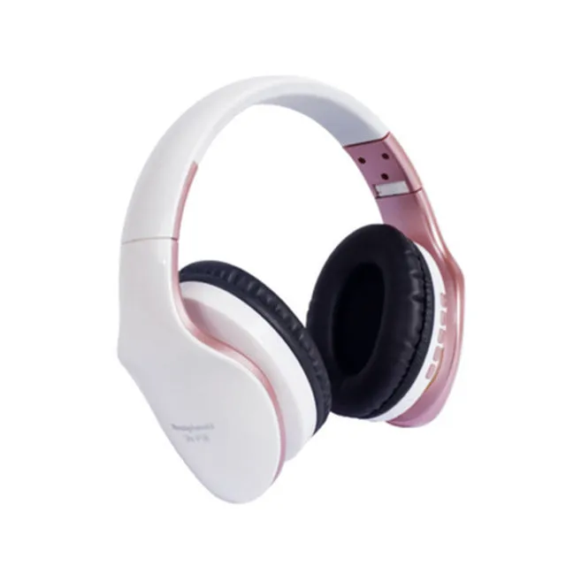 HobbyLane wireless Bluetooth headset in black, red or white with 40mm drivers and microphone