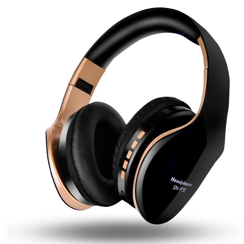 HobbyLane wireless Bluetooth headset in black, red or white with 40mm drivers and microphone