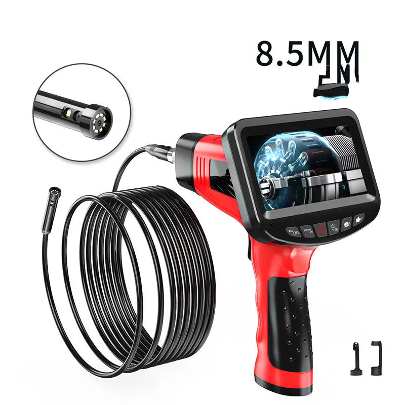 8.5mm dual-lens endoscope HD camera for inspection with memory card