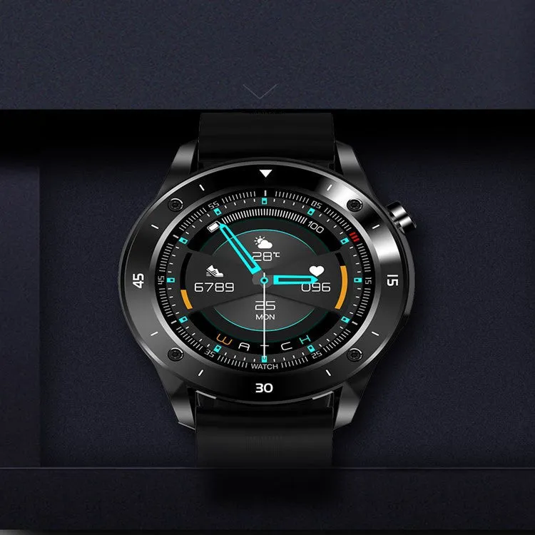 Waterproof smart watch with 1.54 inch screen compatible with Apple iPhone and Android devices