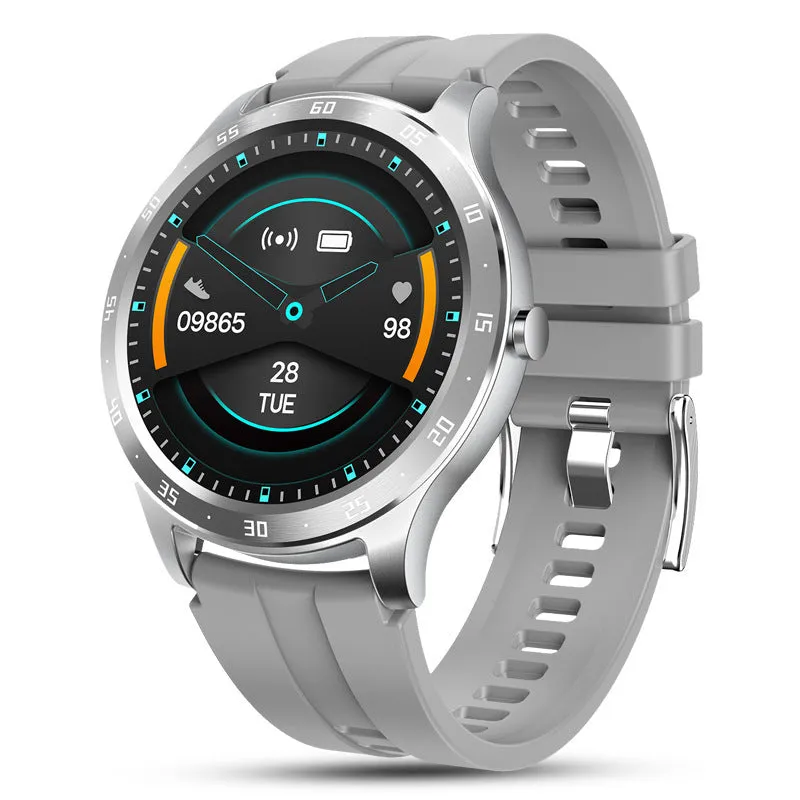 S20 smart fitness bracelet with 1.28-inch screen on a wrist, showing sleep tracking data.