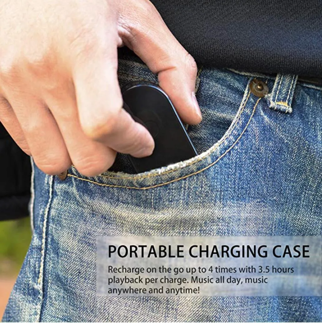 Black wireless Bluetooth over-ear headset for hands-free calls