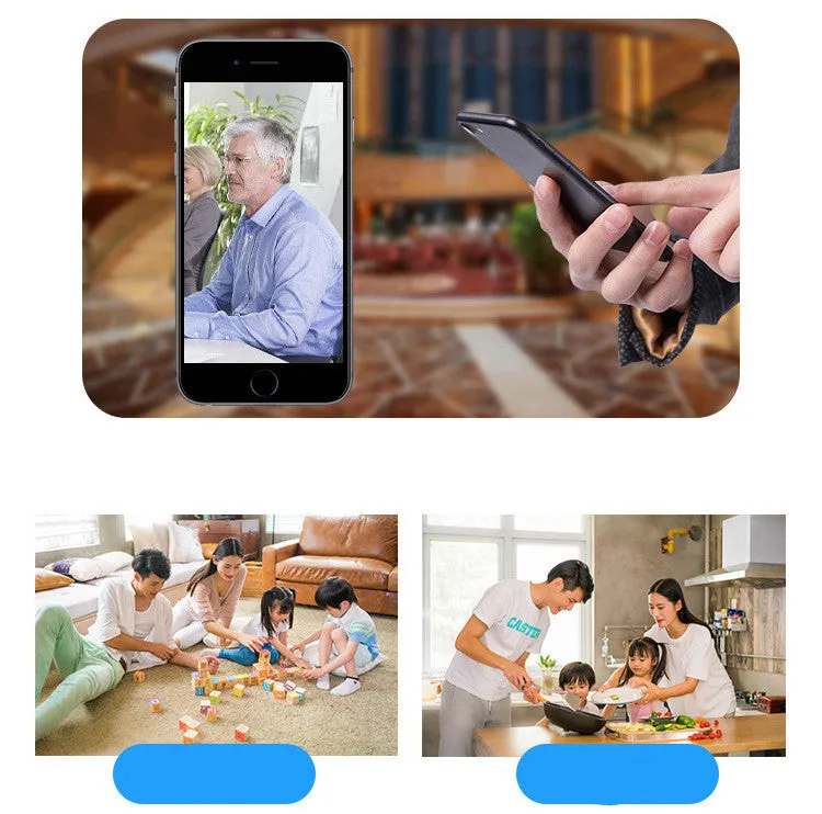 White outdoor smart security camera with 3.6mm lens for 1080P HD remote monitoring.