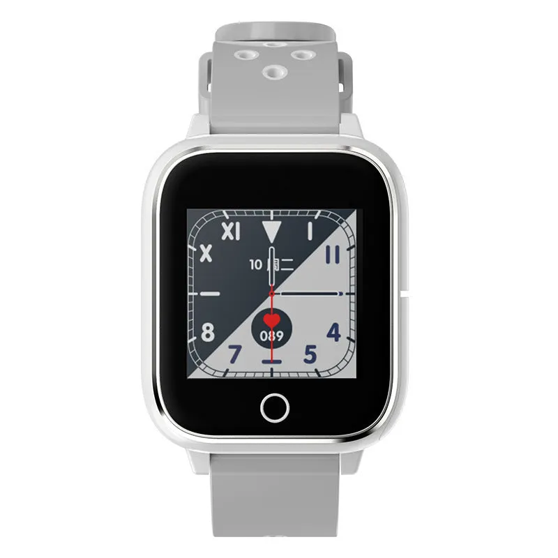 M6 smart call watch with TWS headset on a sporty silicone strap, showing the 1.3-inch touch screen.