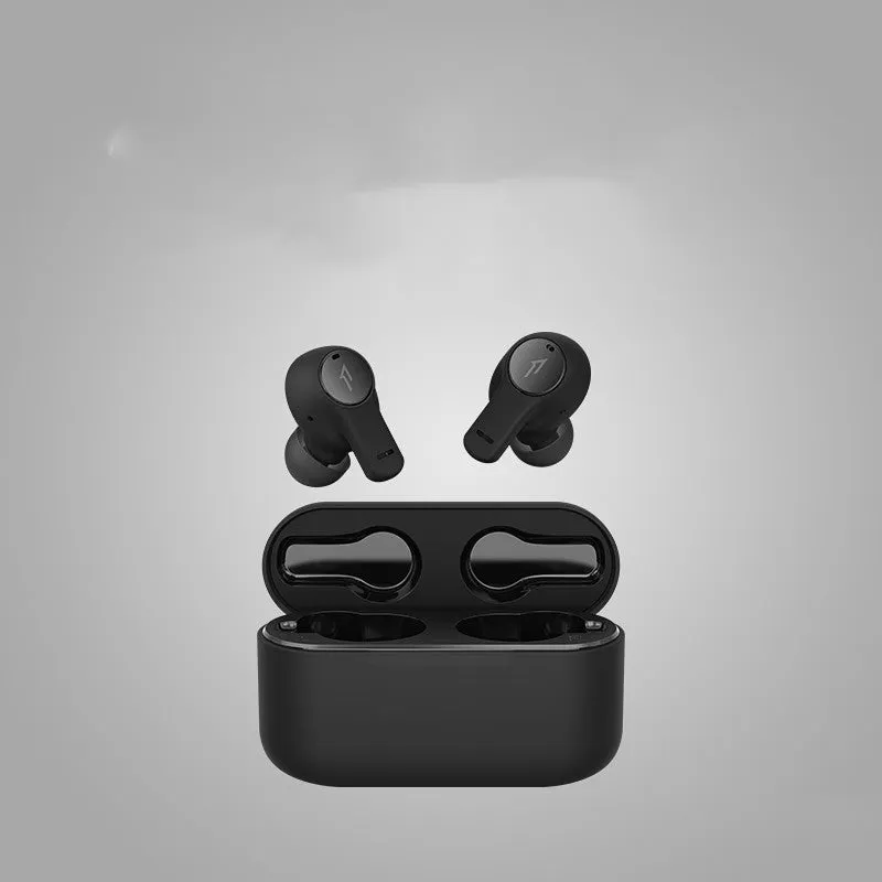 Pearl white and magic night black true wireless Bluetooth sports headphones with in-ear design