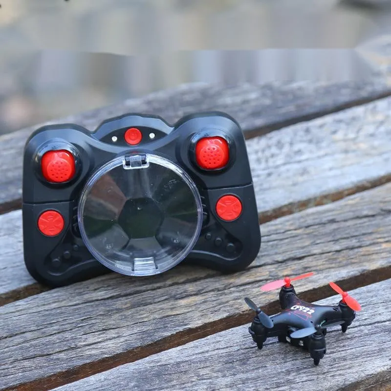 Fixed height remote control aircraft toy with plastic construction and multiple colour options