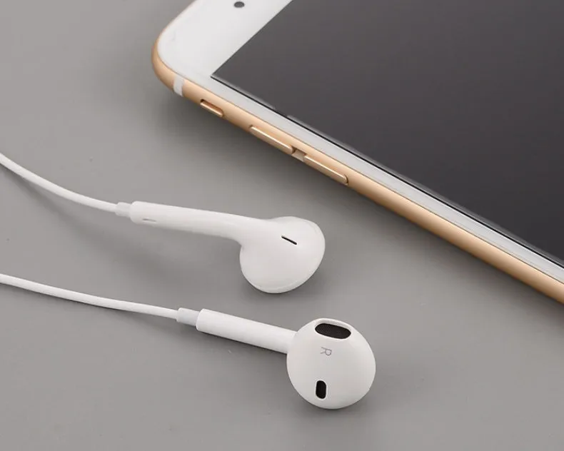 Wireless Bluetooth headset for iPhone 7 S6 5S6plus compatibility in Black, White, Gold, or Silver