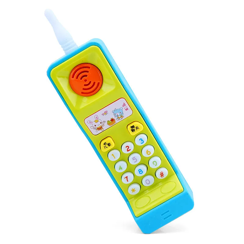 Children's battery-operated educational toy with cartoon animal theme, sound, and light effects.