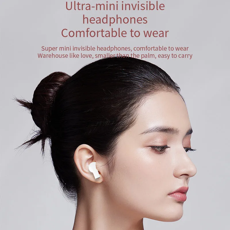 K520 creative rotatable Bluetooth earphones in black, white or pink colours