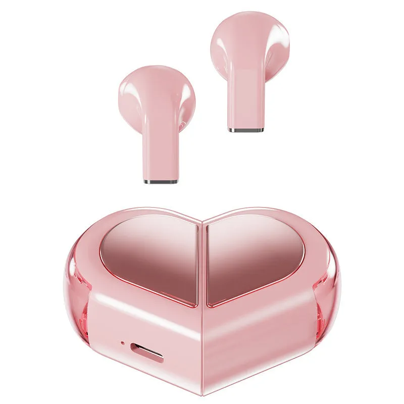 K520 creative rotatable Bluetooth earphones in black, white or pink colours