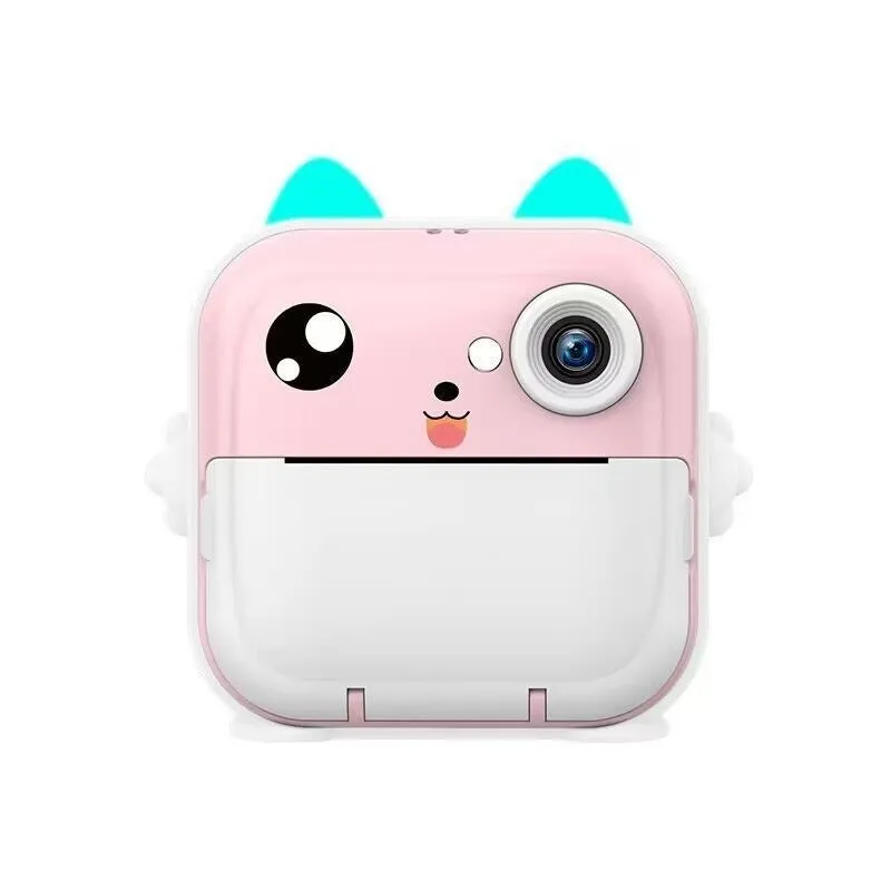 Children's handheld SLR toy camera with double lens measuring 9x5x7cm