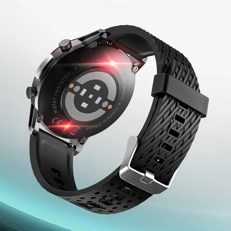F800 ECG blood pressure sports smart watch with 1.3-inch screen on TPU wristband
