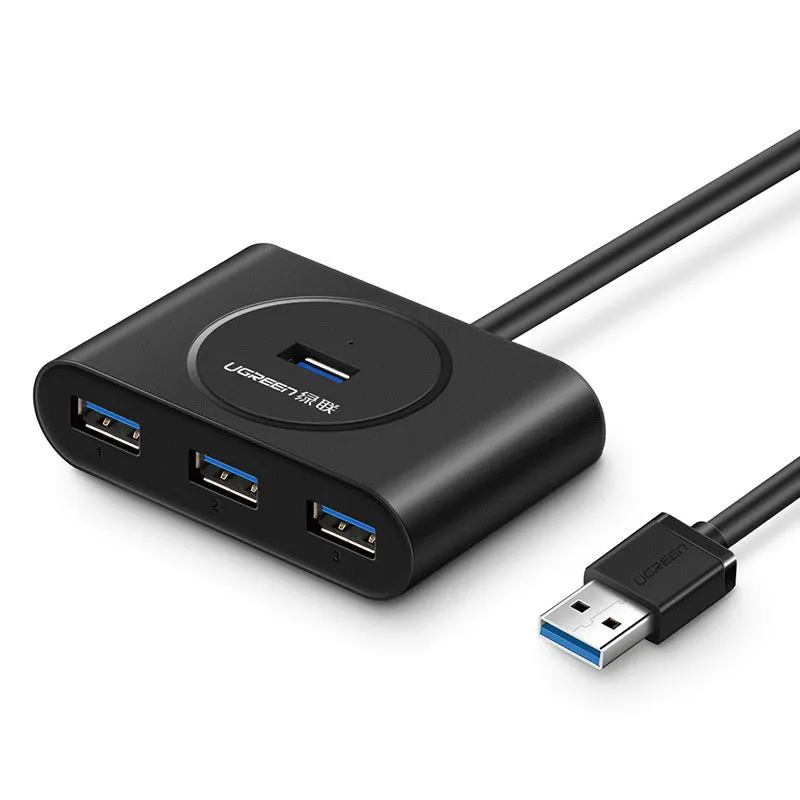 Black USB 3.0 extender adapter set with multiple cable lengths for desktop computer connectivity