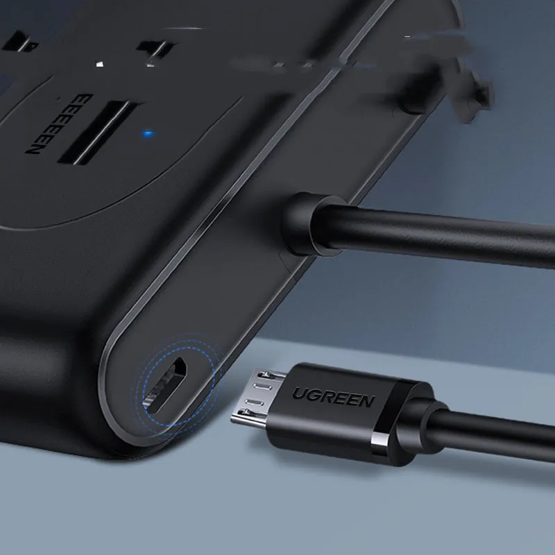 Black USB 3.0 extender adapter set with multiple cable lengths for desktop computer connectivity
