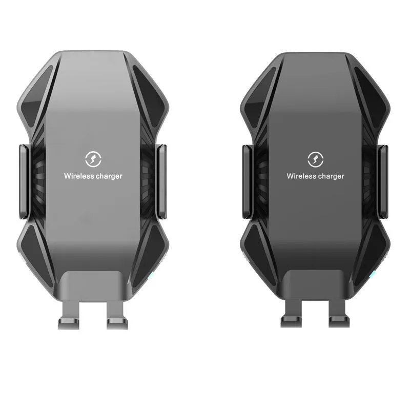 Model T3 auto-sensing car wireless charger with chuck and suction cup mounting options