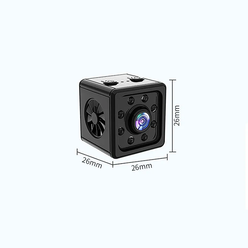 Black K13 remote sports action camera and mounting bracket on a white background.
