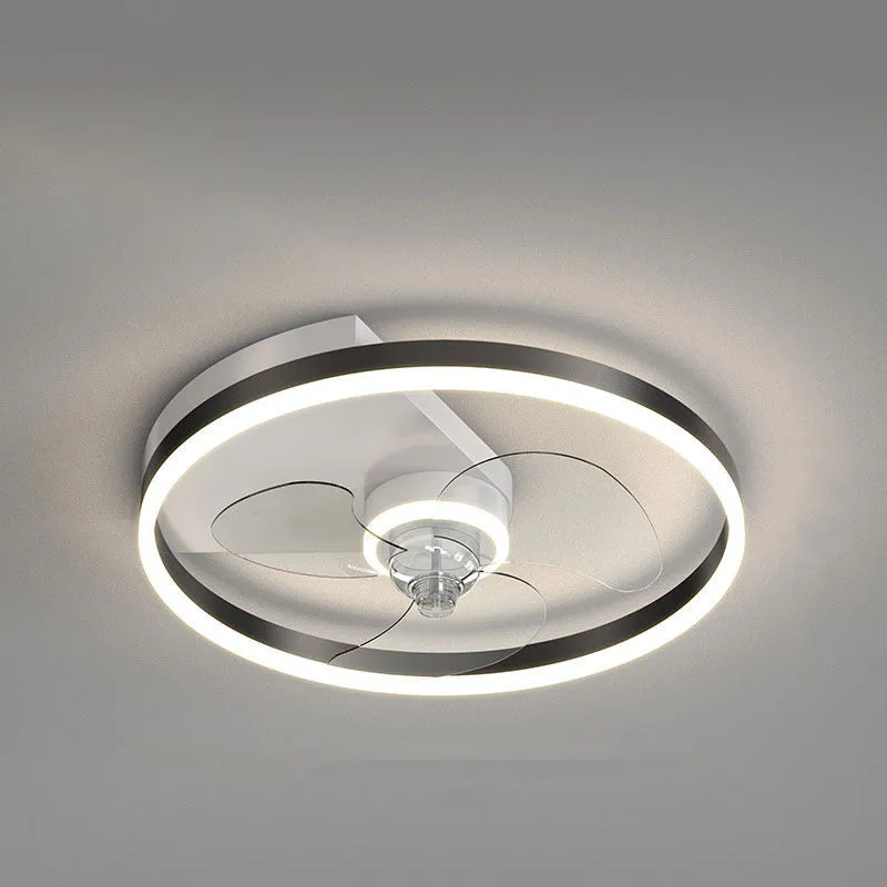 Landi simple modern Nordic style iron ceiling lamp with LED light for a children's bedroom.