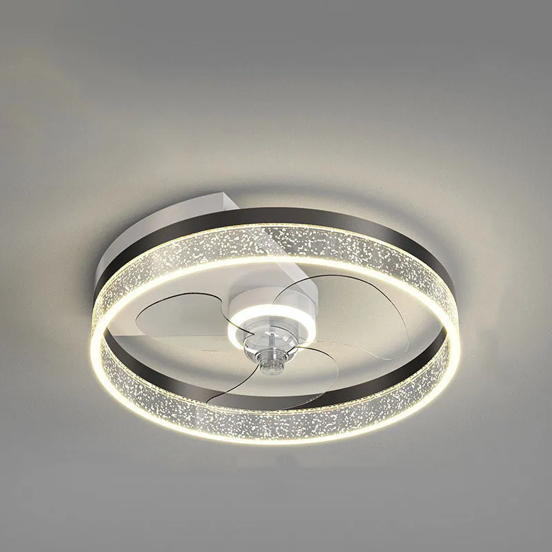Landi simple modern Nordic style iron ceiling lamp with LED light for a children's bedroom.