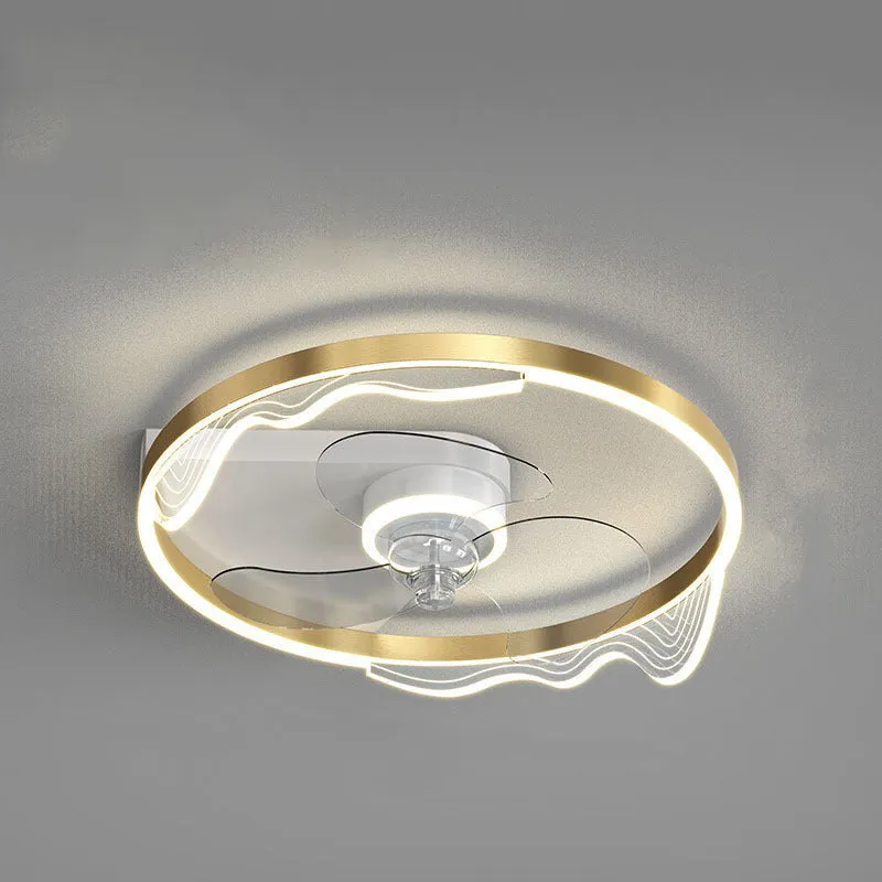 Landi simple modern Nordic style iron ceiling lamp with LED light for a children's bedroom.