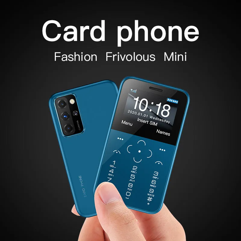 SOYES 1.8-inch mini mobile phone in black, blue, pink, or white colour with compact dimensions