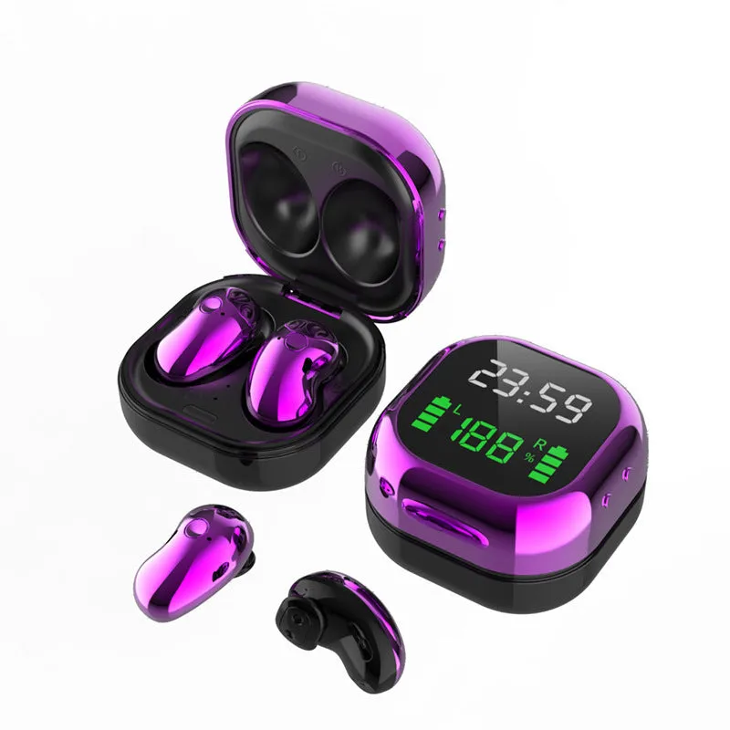 S6 Plus digital display wireless sports Bluetooth headset in multiple colour options