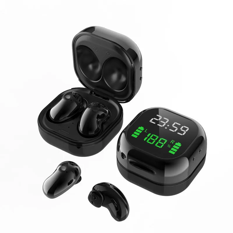 S6 Plus digital display wireless sports Bluetooth headset in multiple colour options