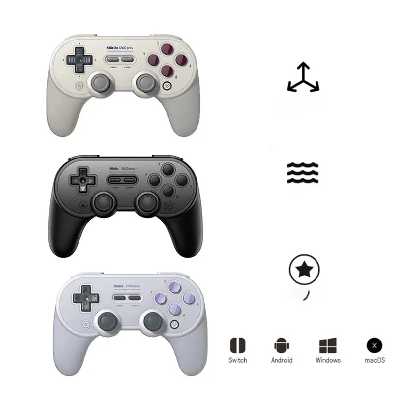Wireless Bluetooth gaming handle with six-axis motion control for Nintendo Switch, PC, and mobile devices
