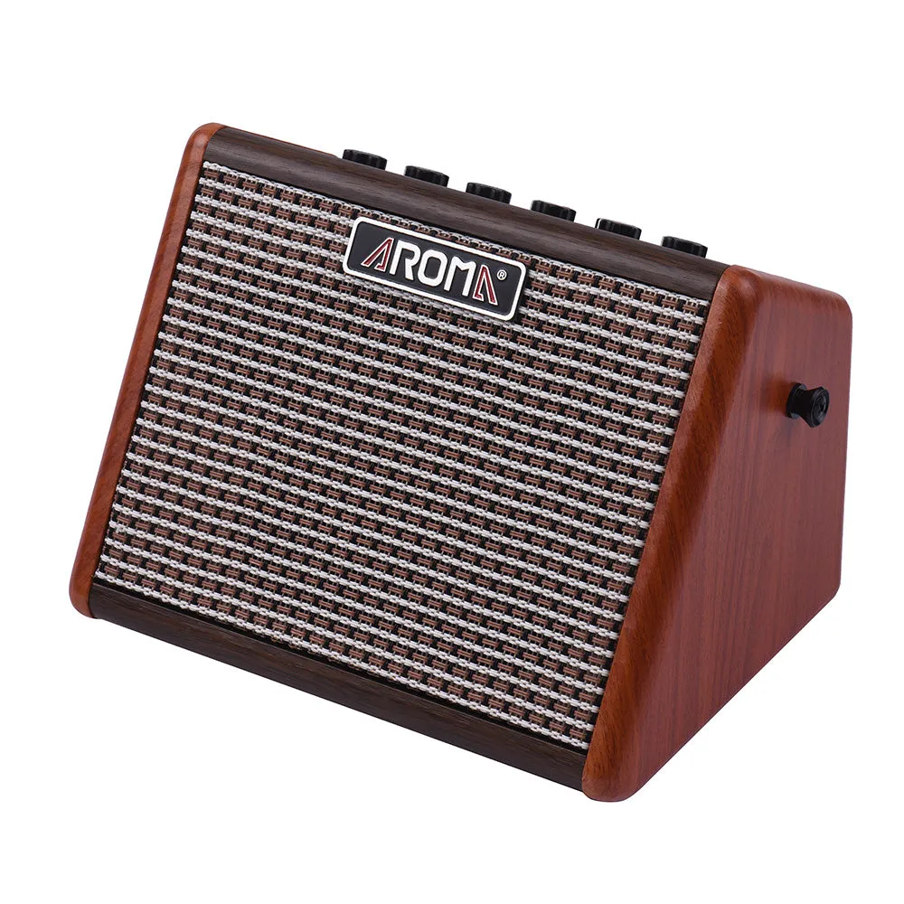Anoma Acoustic Guitar portable Bluetooth speaker with wood shell and USB port