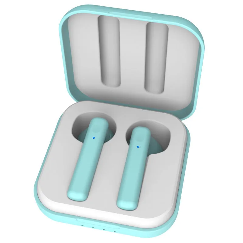 M1011 Macaron wireless sports headphones in multiple colours with charging bin
