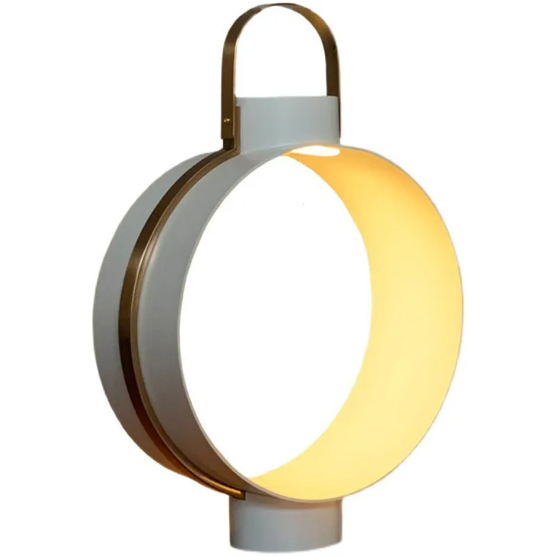 Modern minimalist Nordic table lamp metal holder 30x45cm white colour living room study