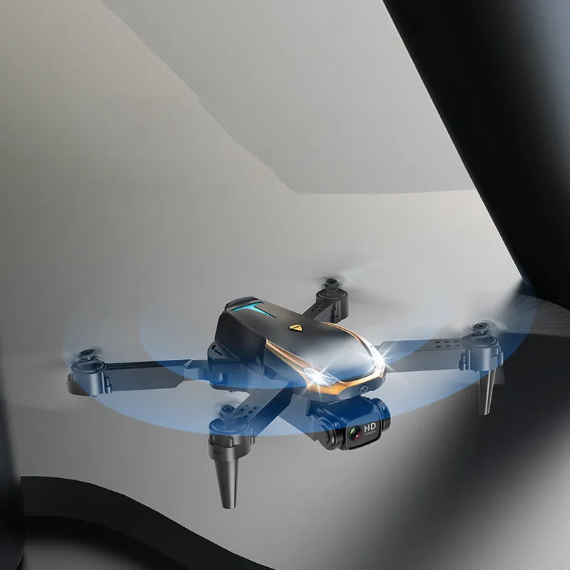 4K HD quadcopter with dual cameras, plastic body under 30cm, GPS return and headless mode features