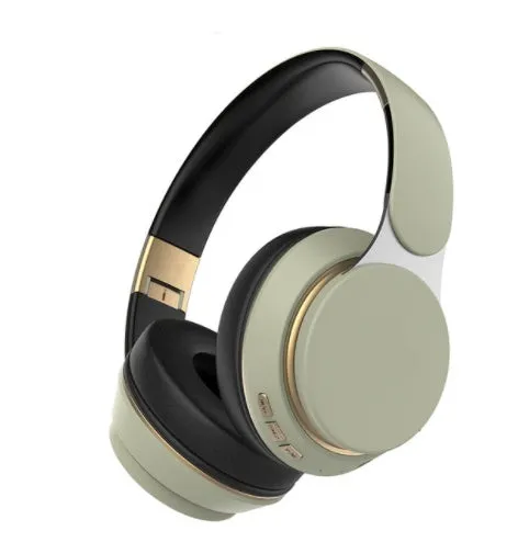07S Bluetooth headset in Black, head-mounted with Bluetooth 5.0 and battery display, on a simple background