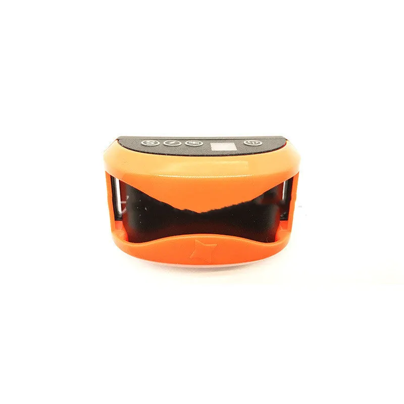 ABS anti-bark dog training collar with digital display, IP54 waterproof, USB rechargeable, adjustable collar strap for dogs 0-63cm neck size