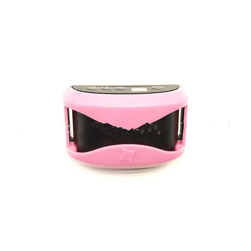 ABS anti-bark dog training collar with digital display, IP54 waterproof, USB rechargeable, adjustable collar strap for dogs 0-63cm neck size