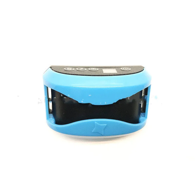 ABS anti-bark dog training collar with digital display, IP54 waterproof, USB rechargeable, adjustable collar strap for dogs 0-63cm neck size