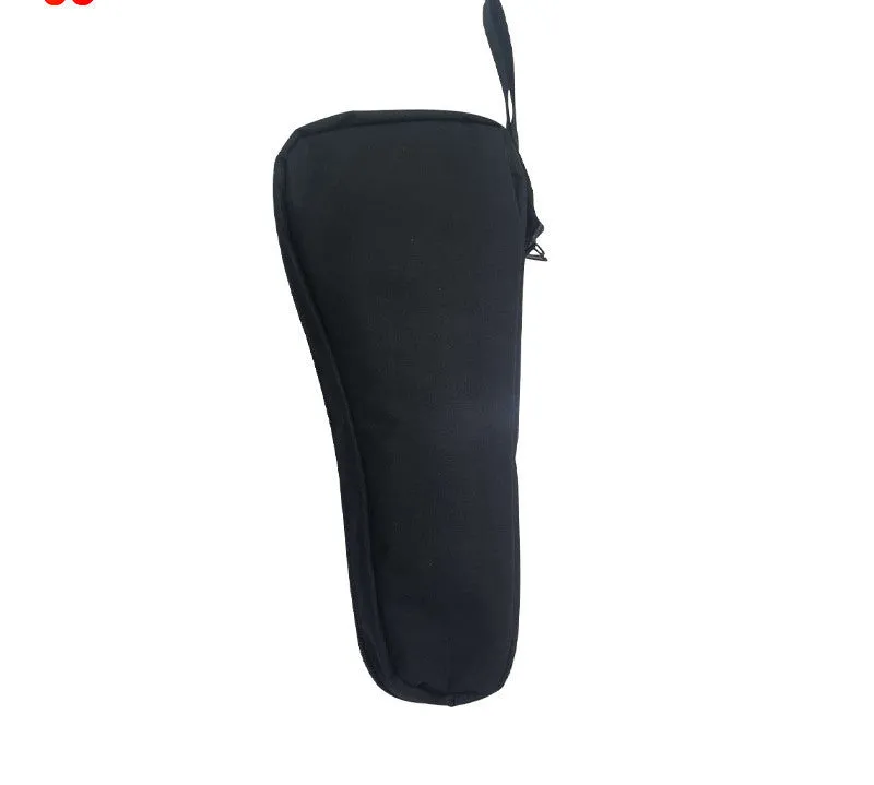 Black cloth storage bag for mobile phone stabilizer accessories.