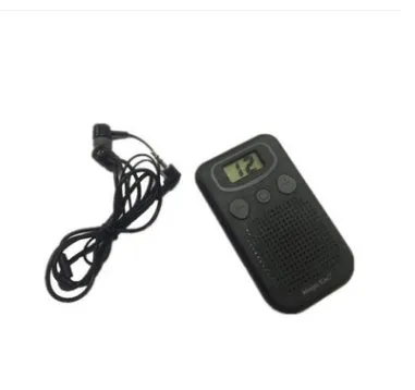 Digital hearing aid for elderly rechargeable compact mobile sound amplifier device