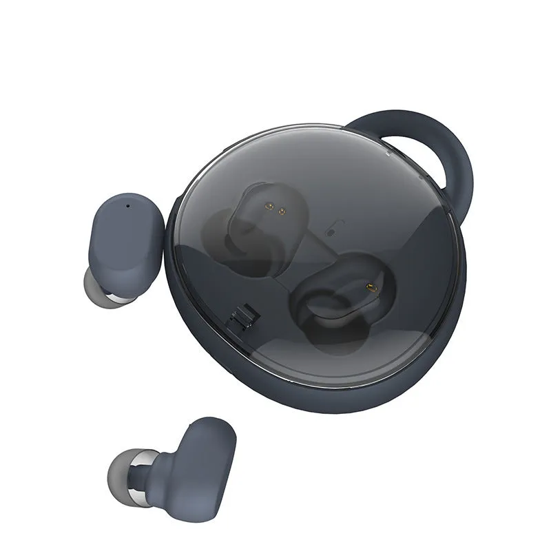Wireless Bluetooth headset 5.0 stereo earplugs in black pink red with battery display