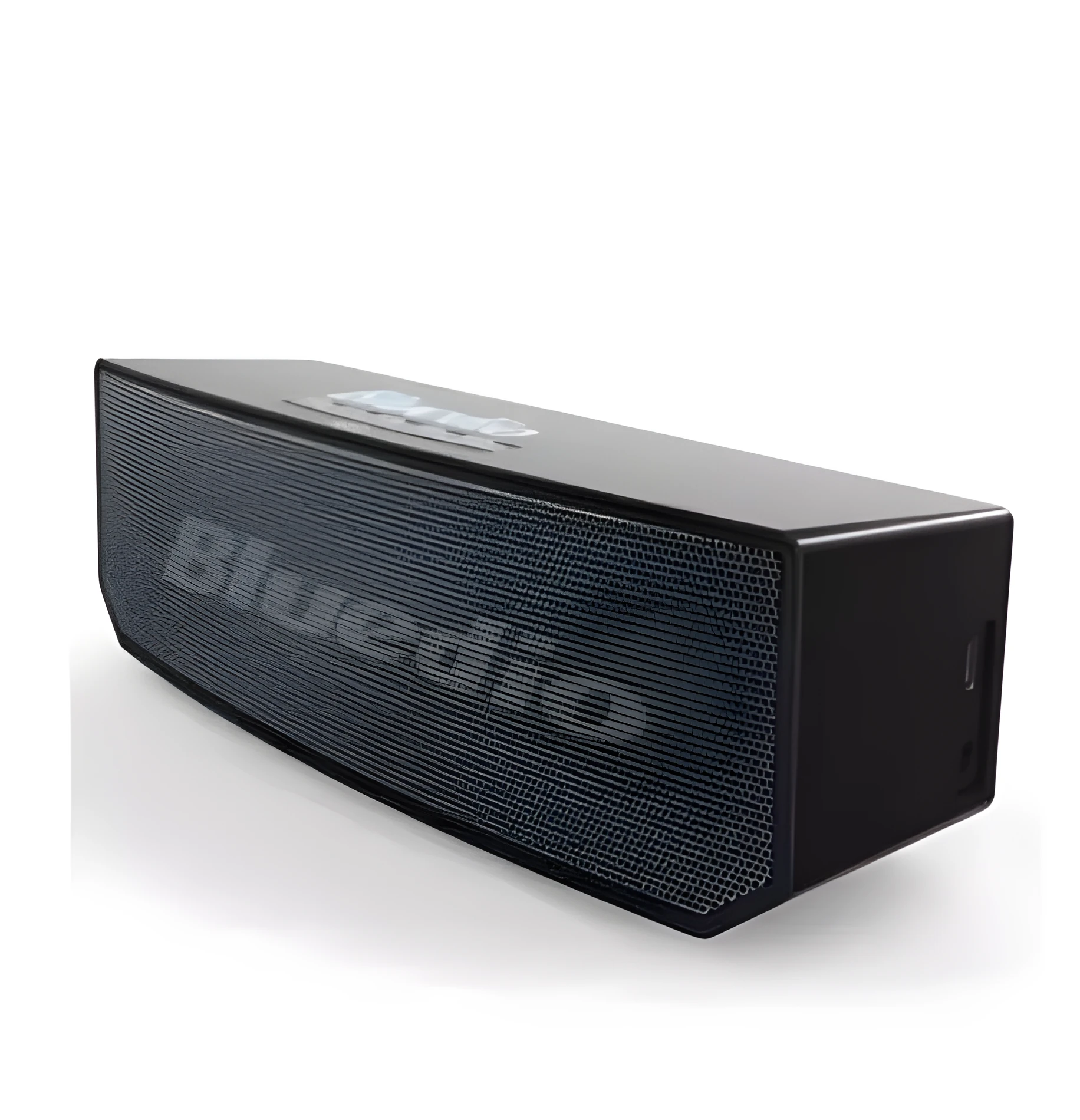 Black BS-6 Bluetooth smart speaker with compact rectangular design.