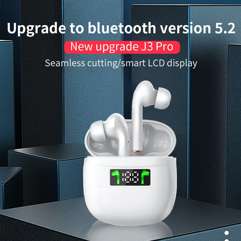 Bluetooth headset sports earphone with earplug style bilateral stereo Black or White