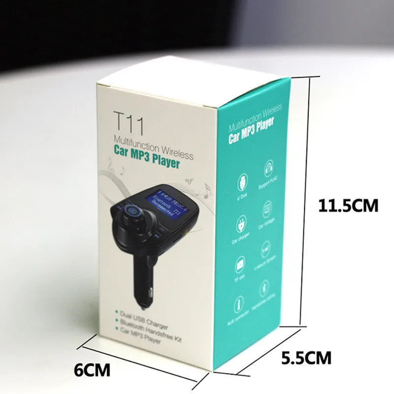 Player Audio And Video Navigation FM Transmitter with 1.3 inch monochrome screen and Bluetooth for cars