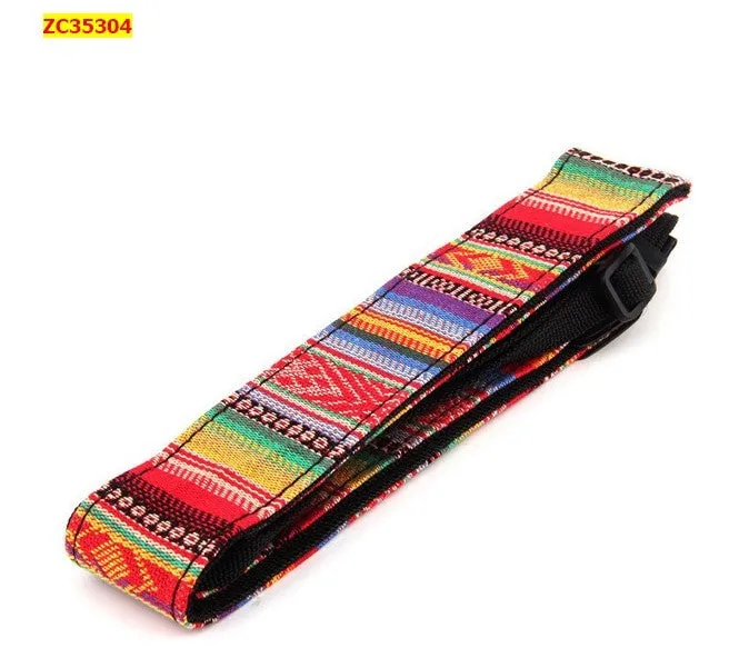 Ibiza Geometric Camera Strap with geometric pattern, adjustable length, available in multiple colours.