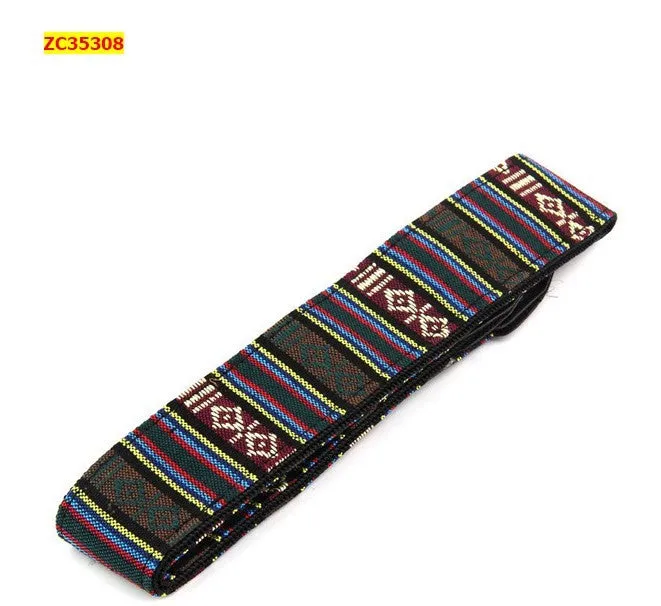 Ibiza Geometric Camera Strap with geometric pattern, adjustable length, available in multiple colours.