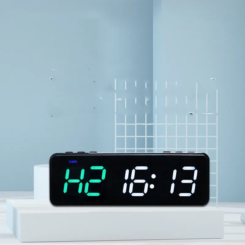 Fitness exercise timer with magnetic suction mount and 1-inch plastic display showing seconds