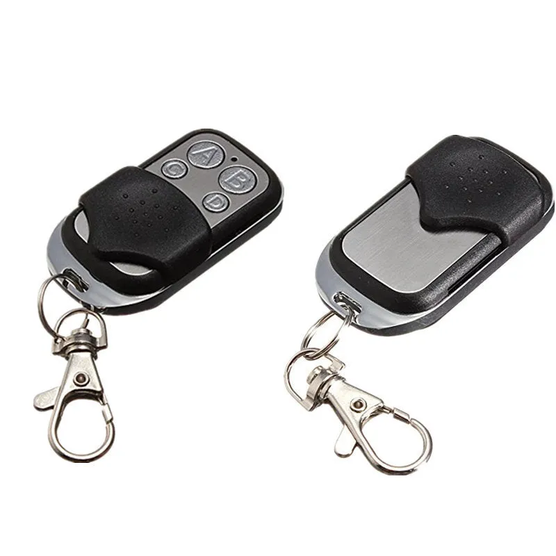 Wireless magnetic door sensor in black ABS plastic for 315MHz and 433MHz alarm systems