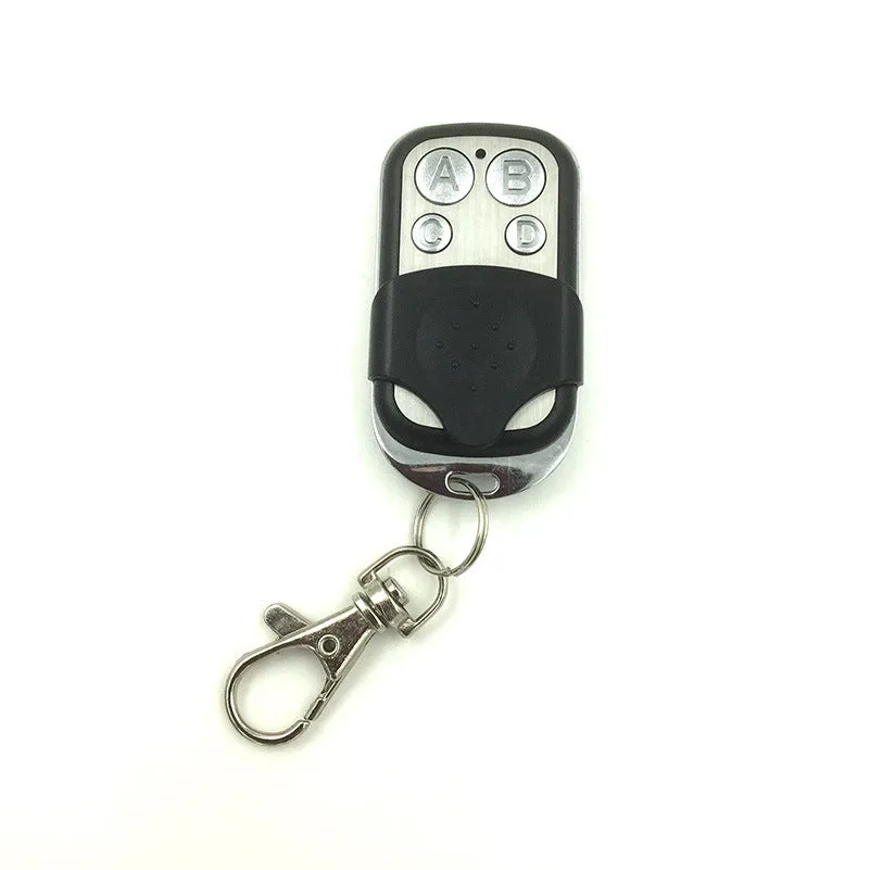Wireless magnetic door sensor in black ABS plastic for 315MHz and 433MHz alarm systems